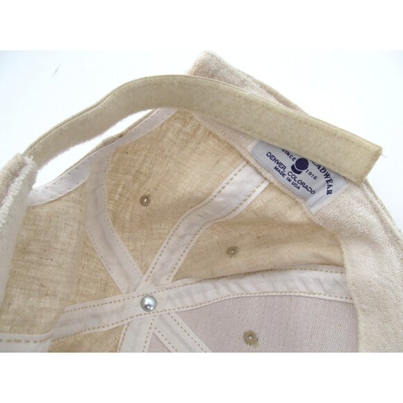 Vintage 2000 British Open Golf Hat St Andrews Beige Strapback USA Made NOS - Picture 13 of 13